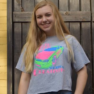 Retro Cropped T-shirt